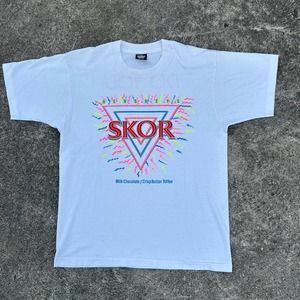 Vintage Hershey - SKOR Bar Shirt / 1990s / single stitch